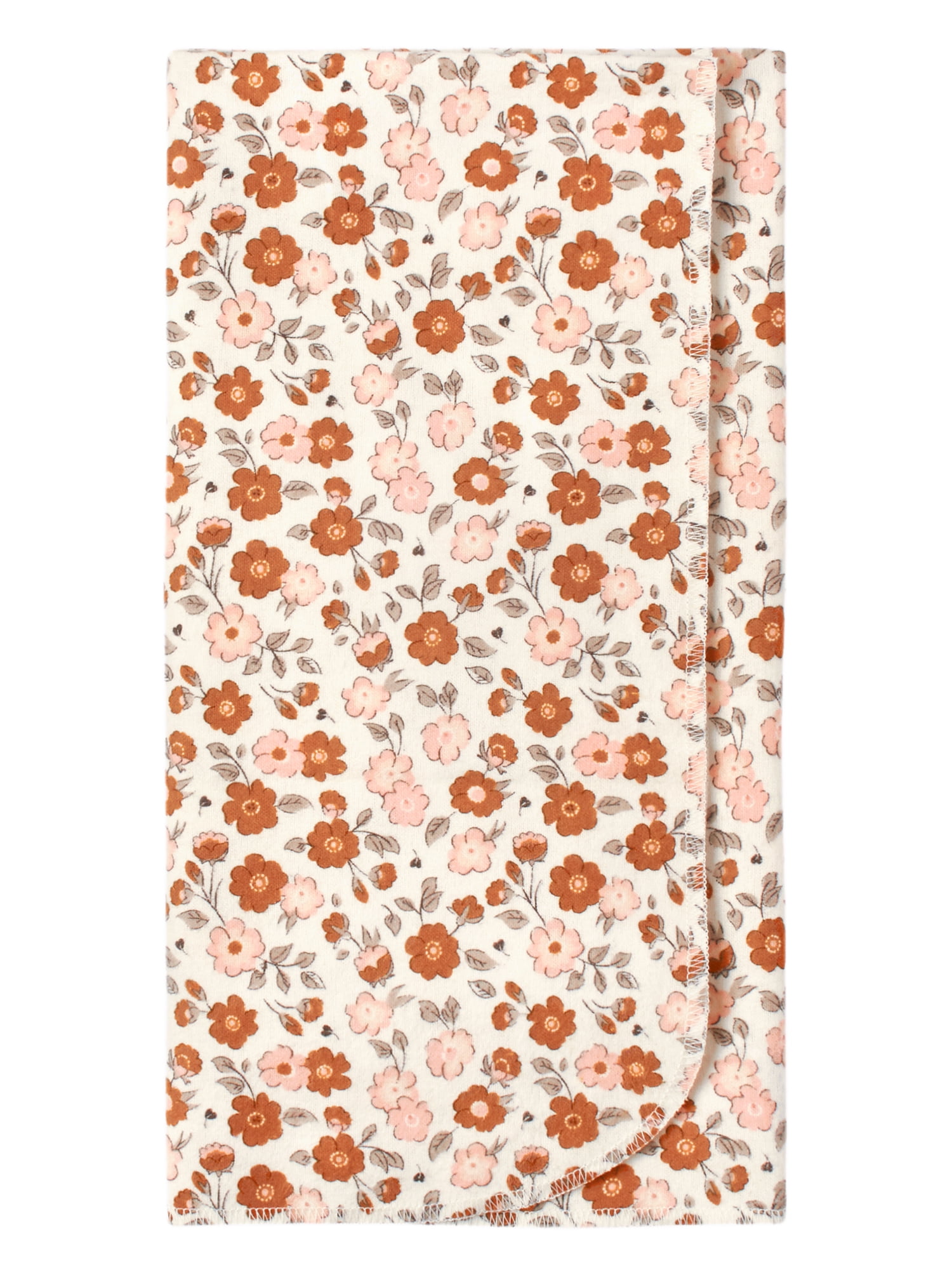 Modern Moments by Gerber Baby & Toddler Girl Flannel Blankets, 5-Pack, Ivory Floral