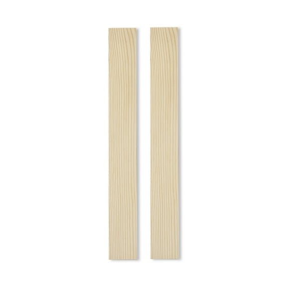 12 Packs: 2 ct. (24 total) 12" x 1.5" Clear Pine Craft Wood by Make Market