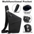 thumbnail image 2 of Bolsa de viaje antirrobo BIRDDIE Fashion, ligera, negra, 2 of 7