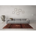 thumbnail image 3 of Ahgly Company Indoor Square Persian Brown Traditional Area Rugs, 7' Square, 3 of 4