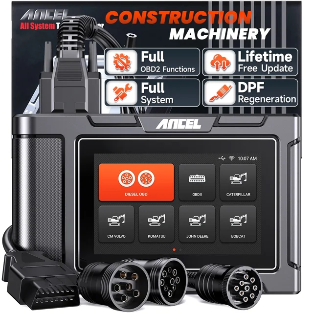 ANCEL HD3600 Heavy Equipment Diagnostic Tool with DPF Regen Truck Scanner Tool