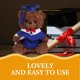 thumbnail image 3 of BRIGHTFUFU Oso de peluche de graduación, lindo oso de dibujos animados con traje de médico para niños, niñas, niños, novias y novios. Animal de peluche suave y cómodo para la ceremonia de graduación., 3 of 7