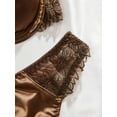 thumbnail image 4 of Brown Silk Lingerie Set, 4 of 5