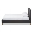 thumbnail image 3 of Baxton Studio Valencia Upholstered King Platform Bed in Dark gray, 3 of 9