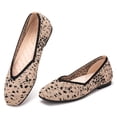 thumbnail image 3 of Zapatos planos informales Frank Mully para mujer, punta cuadrada, negros, talla 6.5, 3 of 7