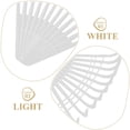 thumbnail image 3 of LOVEVER Râteaux à Feuilles pour Pelouses Chaîne en Plastique Robuste Électrique Blanc, 3 of 8