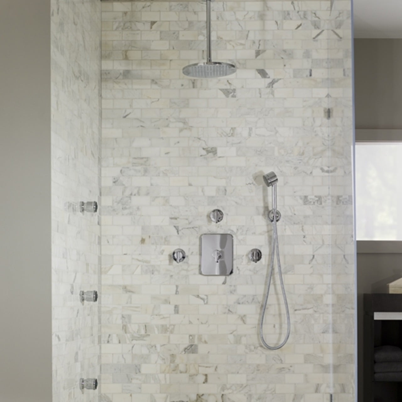 American Standard 12-in Ceiling Mount Shower Arm in Polished Chrome