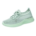 thumbnail image 3 of Women's Mesh Quick Drying Water Shoes Breathable Lace Up Athletic Shoes Lightweight Non Slip Sneakers Green Size 8.5, 3 of 4