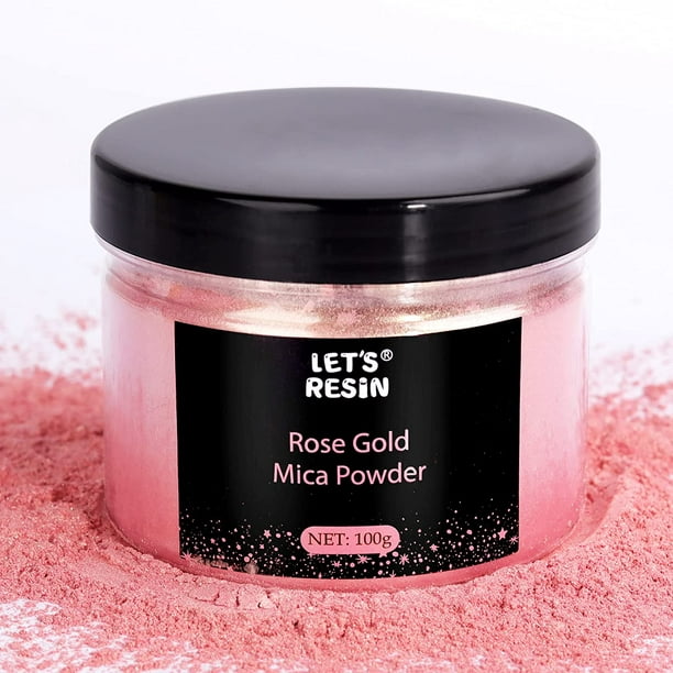 Rose Red Mica Powder - 3.5 Ounces/ 100 Grams - Natural Epoxy Resin
