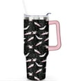thumbnail image 2 of 40oz Cute Colorful Axolotl Stainless Steel Flip Straw Tumbler Spill Proof Travel Cup Double Wall Vacuum Insulated Coffee Mug with Top Handle, 2 of 6