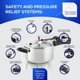 thumbnail image 4 of Universal 4.2Qt / 4L Pressure Cooker for 5 Servings, With Multiple Safety Systems and Heat Resistant Handles For Can, Soup, Meat and Beans, 4 of 6