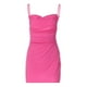 thumbnail image 5 of Gibobby Vestidos de noche cortos Vestido de poliéster con falda corta y corte entallado con parche de diamante rosa y tirantes sin espalda sexi a la moda para mujer(Rosa caliente,CH), 5 of 5