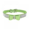thumbnail image 2 of Petwishup Crystal Dog Collar with Bow Tie Rhinestone Puppy Collars Bling for Cat Dogs,25Size Available, 2 of 6