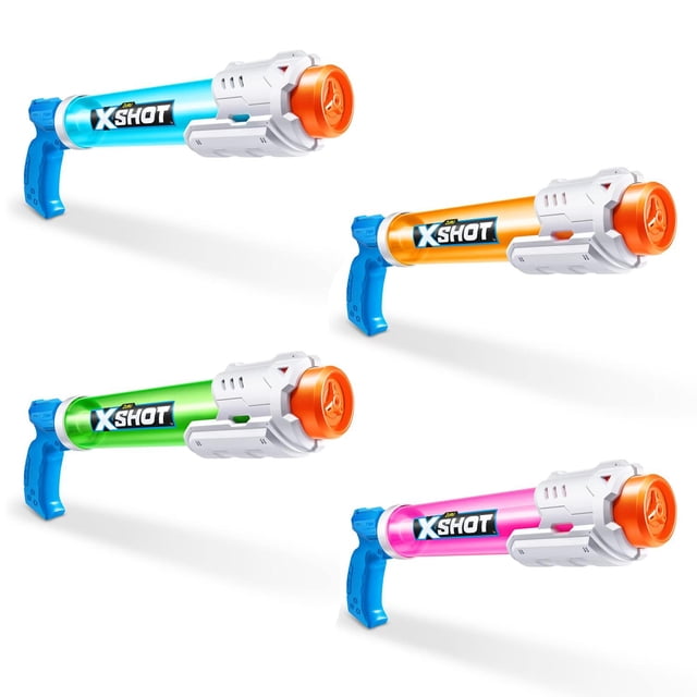 Pistola de Agua XShot ZURU Azul Pack de 4 para Niños y Niñas