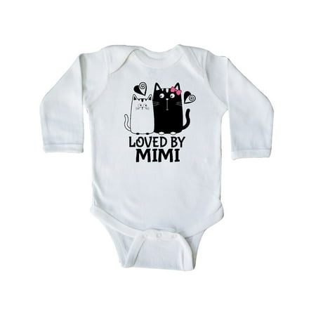 

Inktastic Granddaughter Loved By Mimi Baby Gift Gift Baby Boy or Baby Girl Long Sleeve Bodysuit