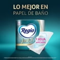 thumbnail image 2 of Regio Just 1 Papel Higiénico, Con Hojas Cuádruples 50% Mas Gruesas, Centro Suave, 24 Rollos, 2 of 7