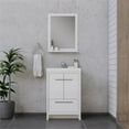 thumbnail image 2 of Alya Bath Sortino 24" Wood Bathroom Vanity with Acrylic Sink in White, 2 of 6