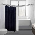 thumbnail image 6 of Utopia Alley Rustproof Wall Mounted Aluminum Double Curved Shower Curtain Rod, Screw Mount Rod, Stronger and More Secure Than Tension, Adjustable Shower Rod from 45" to 72", Expandable (Chrome), 6 of 11