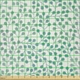 thumbnail image 2 of Ambesonne Romantic Fabric by the Yard Microfiber, Old Fashion Minimalist, 10 Yards, Teal Slate Blue, 2 of 2