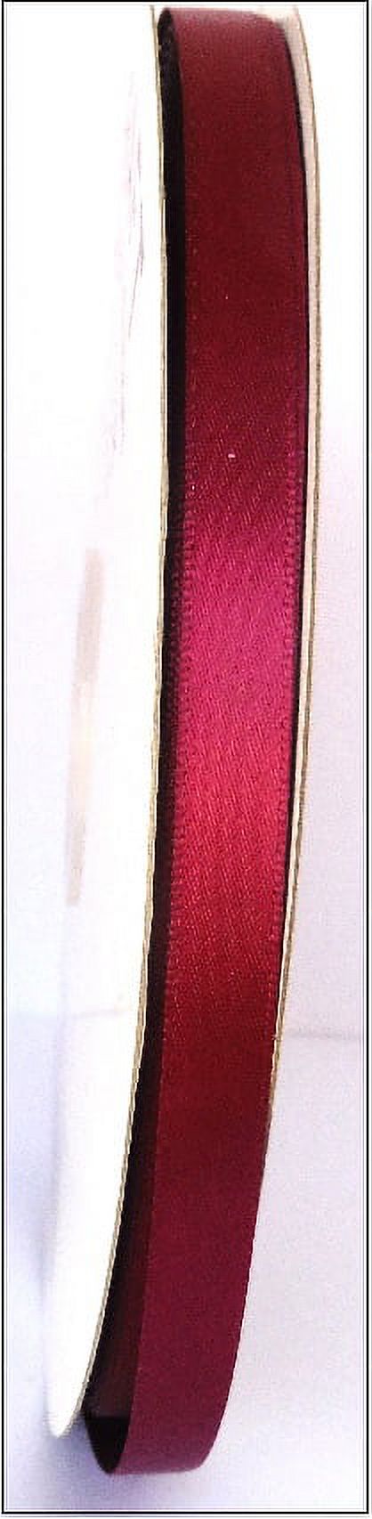 Maxport Corporation 3/8"Satin Wine Ribbon, 100 Yd.