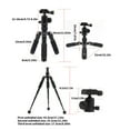 thumbnail image 5 of AOOOWER 20inch Mini Tripod Adjustable Height 360Degree for Cameras and Phones for Travel, 5 of 13