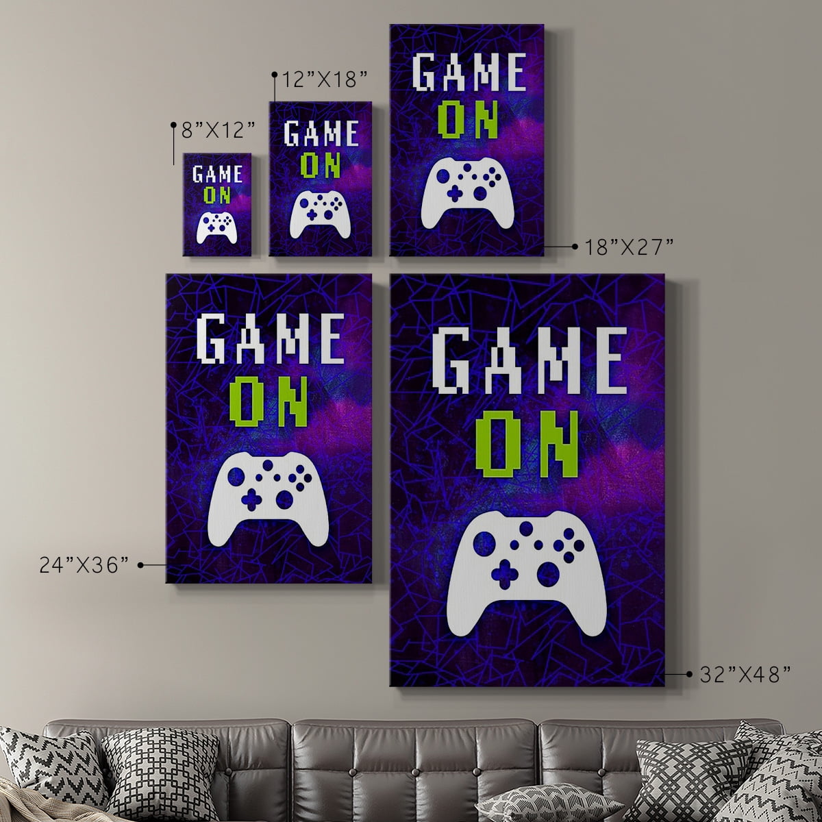 It's Game On II Premium Gallery Wrapped Canvas - Ready to Hang