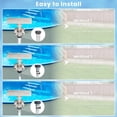 thumbnail image 3 of Pool Fountain Waterfall YOSN para piscinas elevadas, color beige, 3 of 6