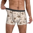 thumbnail image 3 of Men's Boxer Briefs, Chicken With Floral Soft Comfy Mens Underwear Boxer Briefs Breathable With Widen Waist, 3 of 7