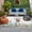 White, variant on Spring Outdoor Rug 4x6 Ft, Non Slip Washable Area Rug, Farmhouse Bicycle Botanical Floral Flowers Patio Rugs Carpet Runner, Large Floor Mat for Indoor/Outdoor Deck Porch Camping