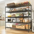 thumbnail image 3 of REIBII 55"W Wire Shelving 5 Tier Adjustable Metal Storage Shelves for Garage Pantry Kitchen, 17.7"D x 70.9"H,3200LBS, 3 of 8