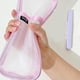 thumbnail image 3 of Bolsa de malla con cremallera de malla, estuche de lápices transparente multifuncional, organizador, bolsa de almacenamiento de papelería, color rosa, 3 of 5
