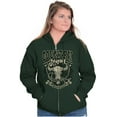 thumbnail image 3 of Country Western Bull Animal Skull Zip Up Hoodie Men's Women's Brisco Brands S, 3 of 6