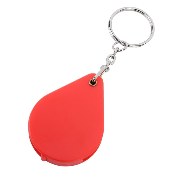 Lupa de Bolsillo, Mini Lupa Portátil Conumo de 10x Con Llavero, Estuche Protector Plegable Para Lectura Al Aire Libre
