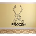 thumbnail image 2 of Sven Frozen Reindeer Deer Animal Let It Go Kids Cartoon Wall Sticker Art Decal for Girls Boys Kids Room Bedroom Nursery Kindergarten House Fun Home Decor Wall Art Vinyl Decoration Size (20x18 inch), 2 of 3