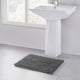thumbnail image 2 of Alfombra de baño Walensee, felpilla, antideslizante, gris, 60 x 43 cm, 2 of 8
