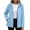 Blue(Jackets), variant on Hooded Rain Jackets for Women Waterproof Mid-Length Windbreaker Coat for Commute & Outdoor Travel