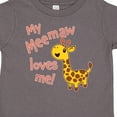 thumbnail image 4 of Inktastic My Meemaw Loves Me- Cute Giraffe Boys or Girls Toddler T-Shirt, 4 of 5
