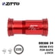 thumbnail image 5 of Yuarrent Soporte inferior 24 Roscado Bloqueo Prensa Ajuste Aluminio/Aleación Ciclismo Accesorio Componentes de bicicleta para marco 386 a Ciclismo Type1 NO1, 5 of 6