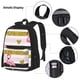 thumbnail image 3 of Disketp Gold Glittering Hearts and Flamingos Mochila Estampada de Gran Capacidad con Lonchera y Estuche, Set de 3 Piezas para Estudiantes, 3 of 7