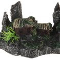 thumbnail image 5 of Unique Bargains Aquarium Landscape Mountain Decoration Artificial Aquatic Terrariums Stone Gray Green 5.51", 5 of 7