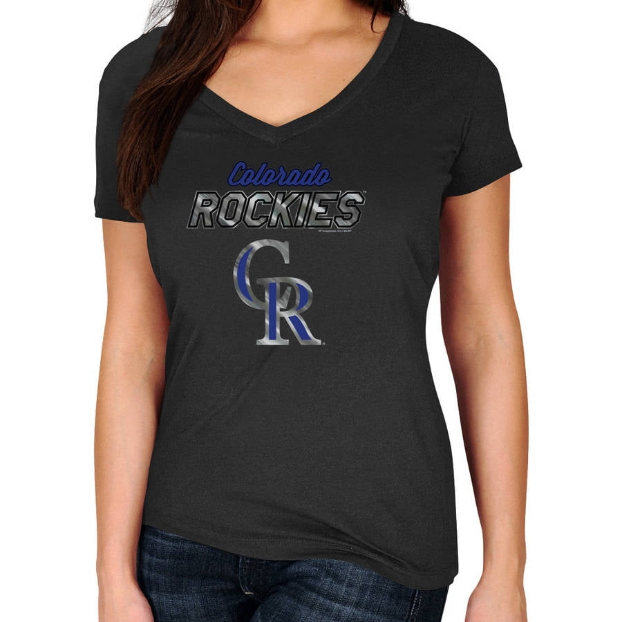 MLB Colorado Rockies Plus Size Women's Basic Tee - Walmart.com ...