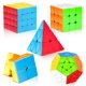 thumbnail image 1 of Set Speed Cube AuntyFey 3x3, 2x2, 4x4, Pyramid Megaminx, 1 of 8