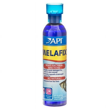 API MelaFix Treats Bacterial Infections for Freshwater and Saltwater Aquarium Fish [Aquarium Bacteria and Fungus Care, Aquarium Supplies] 8 oz