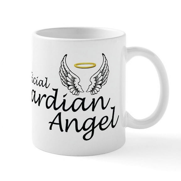 CafePress - Official Guardian Angel Mugs - 11 oz Ceramic Mug - Novelty Coffee Tea Cup