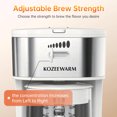 thumbnail image 6 of Iced Coffee Tea Maker with Reusable Filter Basket 3 QT Pitcher Iced Tea and Coffee Machine, Tea Makers For Iced Tea, Lattes, Lemonade and Flavored Water, 6 of 8