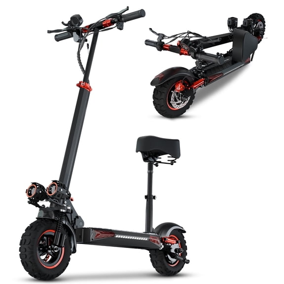 FREEBOY Scooter Electric for Adults, 800W Foldable Electric Scooter with Seat, 28 MPH, 34-Mile,11" All-Terrain Tires,Fast Foldable Eletric Scooters