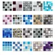 thumbnail image 2 of Nuevas 10 piezas de pegatinas de mosaico de cristal autoadhesivas para pared de cocina, decoración de sala de estar y baño de PVC, 2 of 5