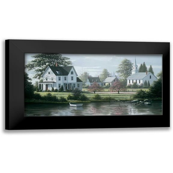 Saunders, Bill 14x9 Black Modern Framed Museum Art Print Titled - Rivers Edge