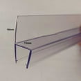 thumbnail image 1 of Waterproof Shower Door Seal Set Two 50cm Replacement Strips for Effective Leak Prevention and Simple Installation, 1 of 8