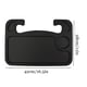 thumbnail image 3 of Auto Steering Wheel Desk Laptop Tablet Or Notebook Car Travel Table Food Eating Hook On Steering Wheel Tray Fits Most Vehicles Steering Wheels, 3 of 7